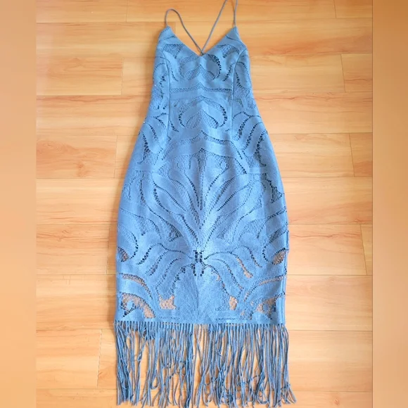 blue khaleesi dress Khaleesi Dress (Steel Blue)– UsTrendy main image 1